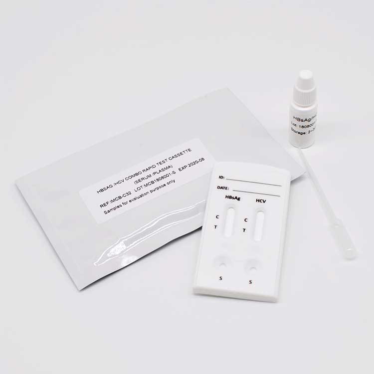 2 az 1-ben Hbsag Hcv Combo 2 Panel Rapid Test Kit