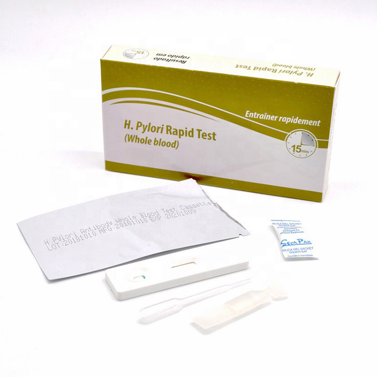 Orvosi H.pylori Rapid Test Kits Kazetta